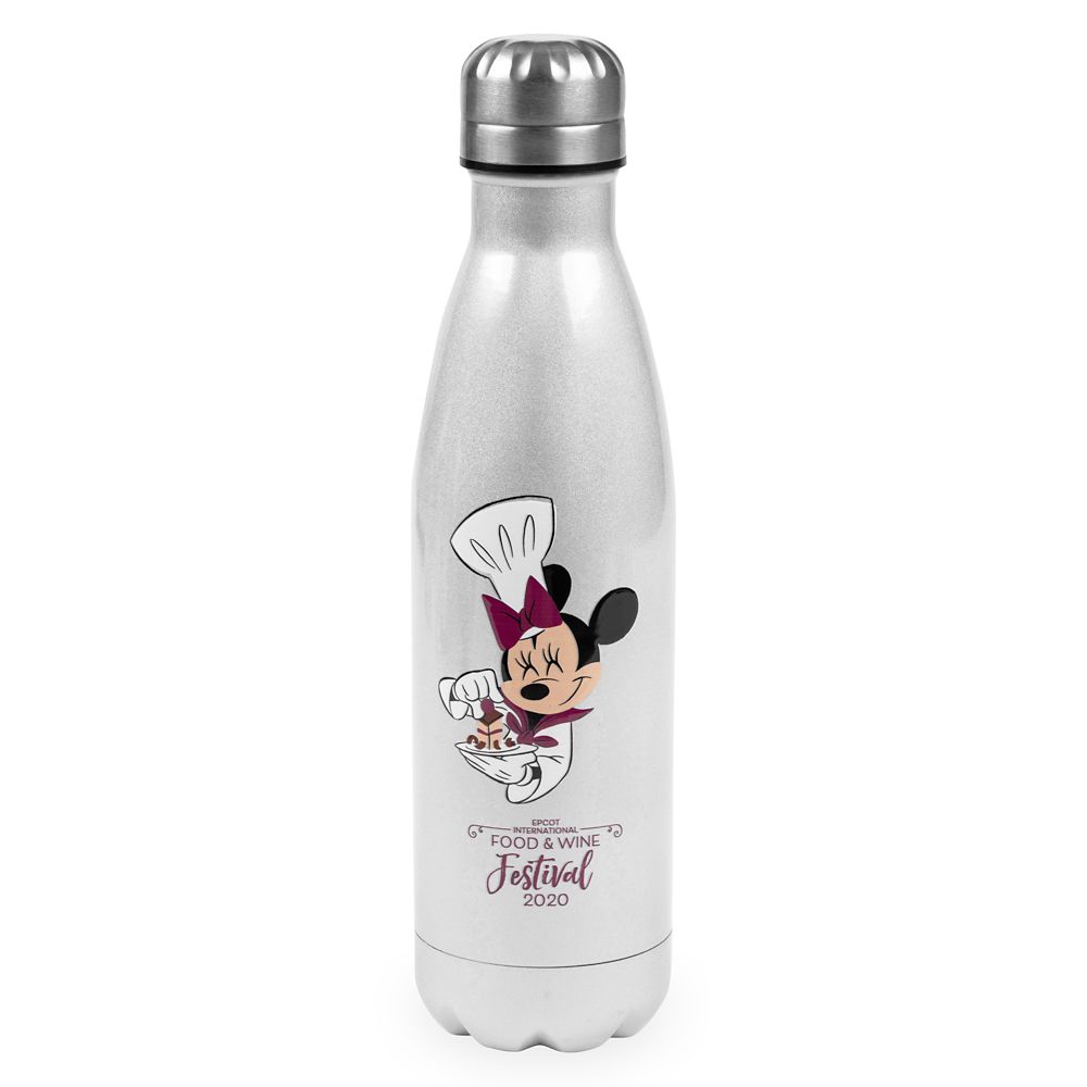 Minnie Mouse Water Bottle – Epcot International Food & Wine Festival 25th Anniversary