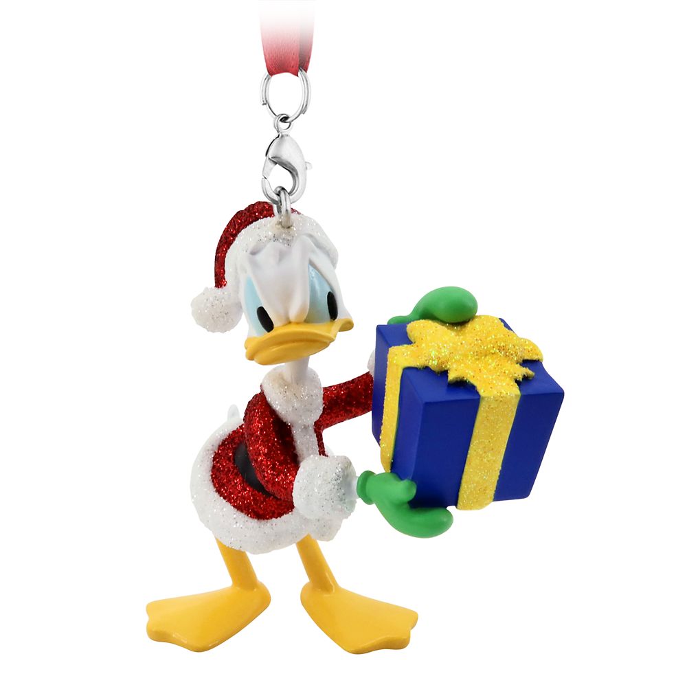 Santa Mickey Mouse and Friends Figural Ornament Set