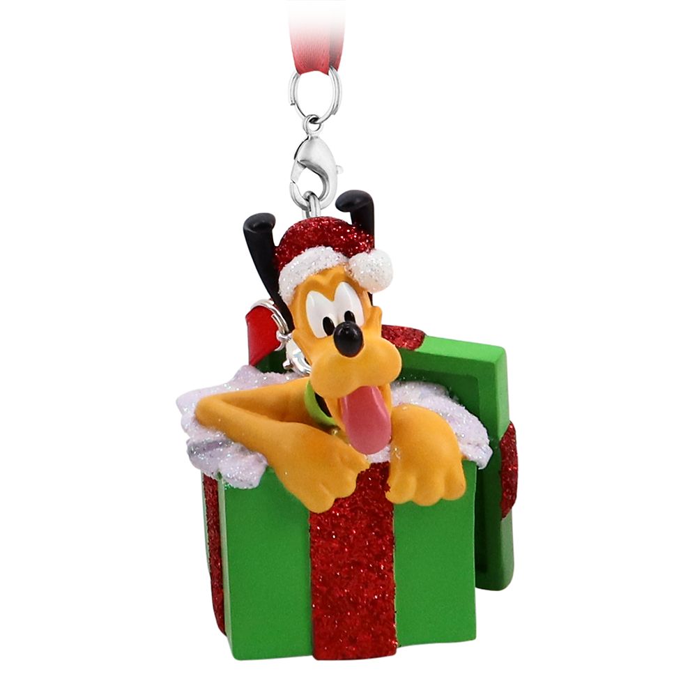 Santa Mickey Mouse and Friends Figural Ornament Set