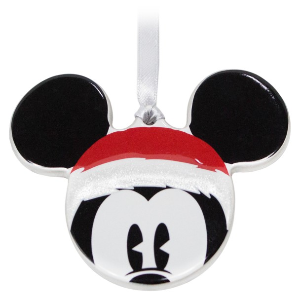 Santa Mickey Mouse Icon Ceramic Ornament