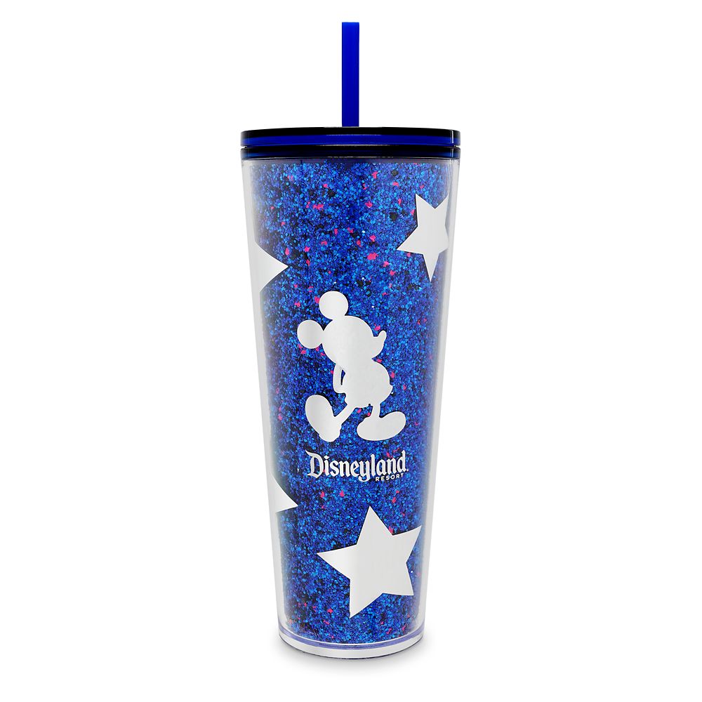 Mickey Mouse Tumbler with Straw by Starbucks – Disneyland – Wishes Come True Blue