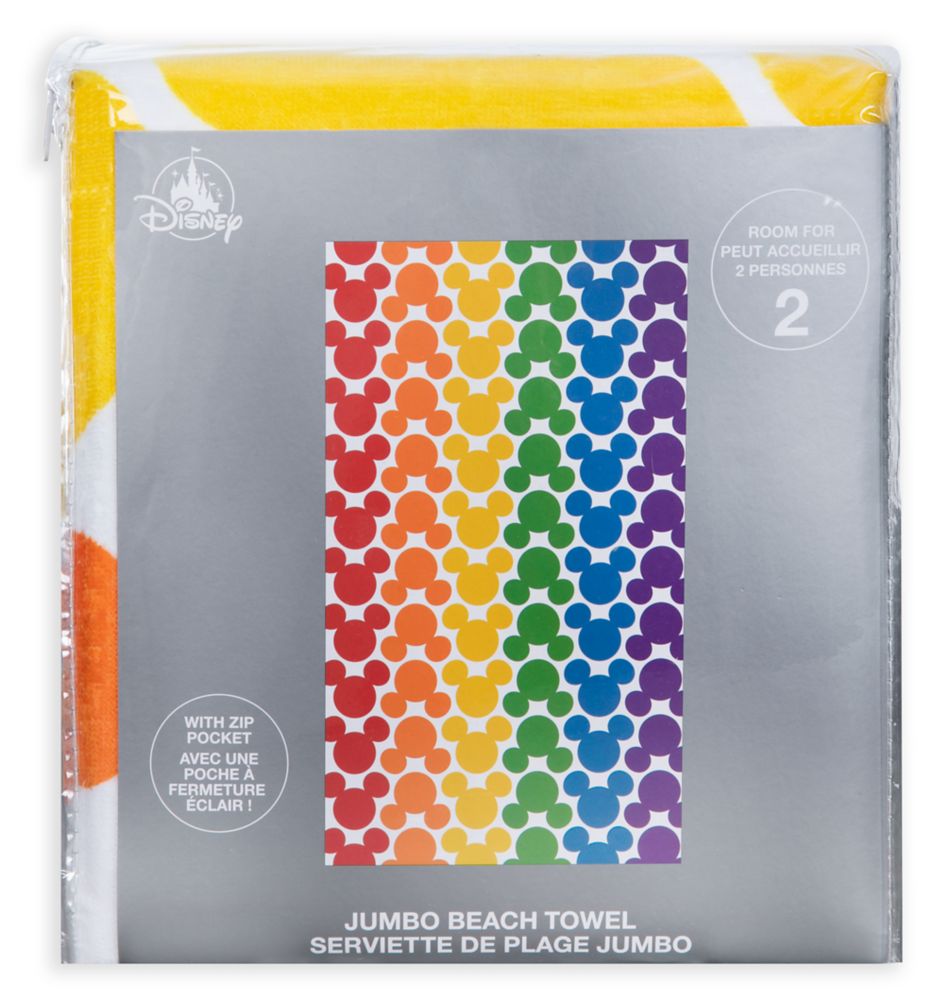 Rainbow Disney Collection Mickey Mouse Beach Towel