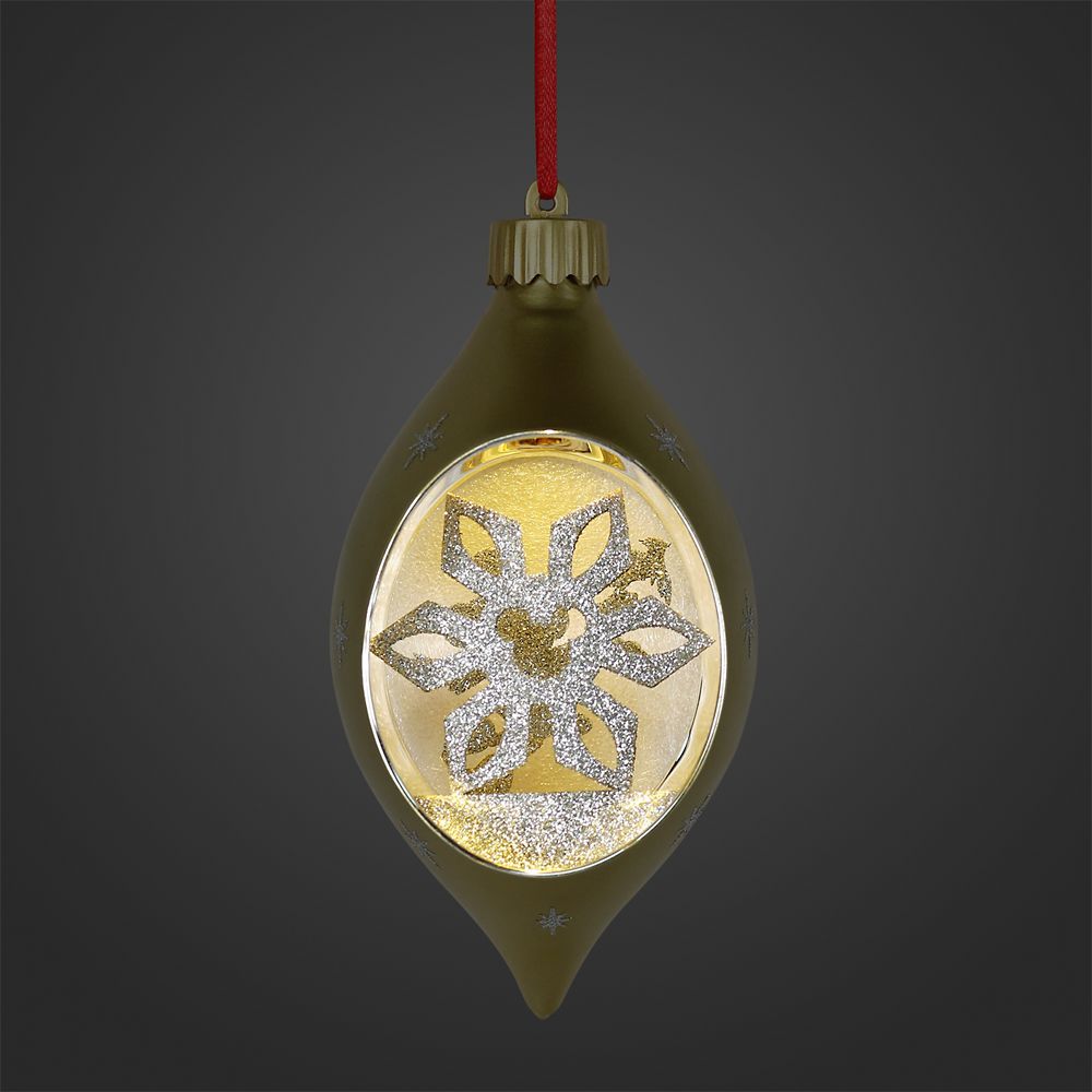 Minnie Mouse Light-Up Glass Drop Ornament