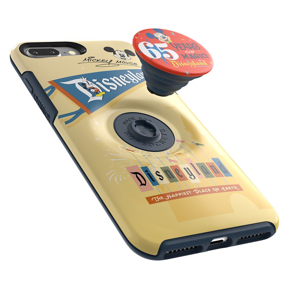 Disneyland 65th Anniversary iPhone 8 Plus/7 Plus Case with PopSocket by OtterBox