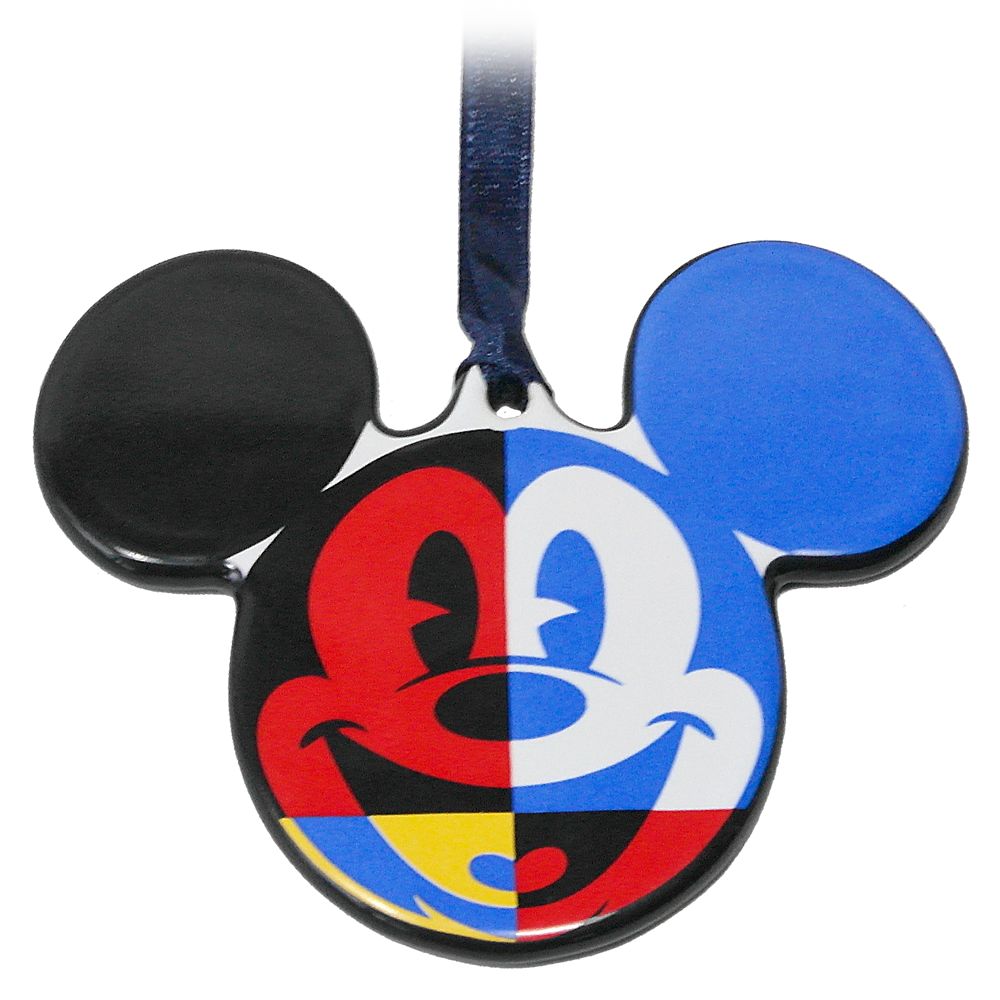Mickey Mouse Icon Ceramic Ornament – Disneyland 2021