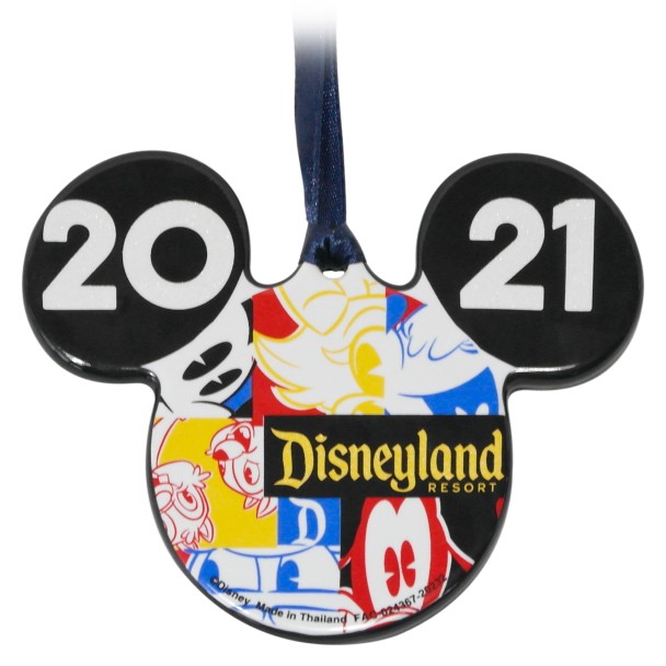 Mickey Mouse Icon Ceramic Ornament – Disneyland 2021