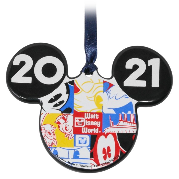 Mickey Mouse Icon Ceramic Ornament – Walt Disney World 2021