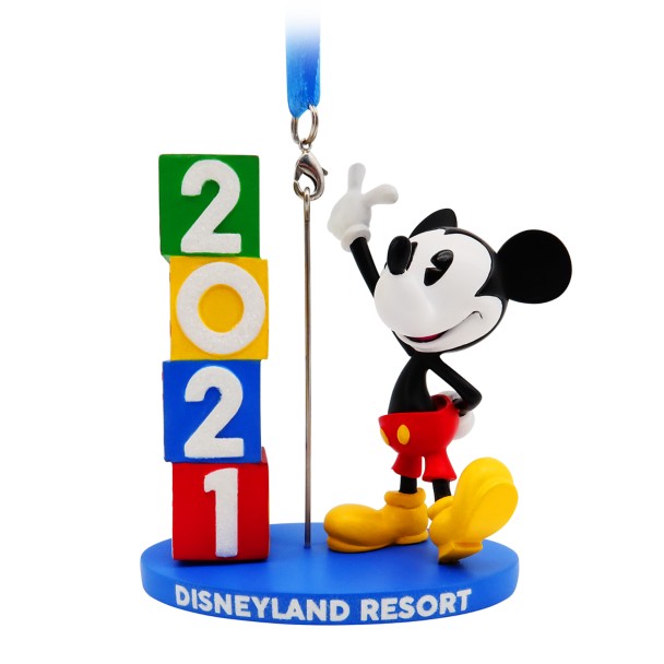 Mickey Mouse Figural Ornament – Disneyland 2021