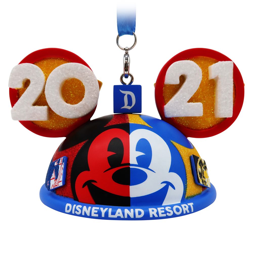 Mickey Mouse and Friends Ear Hat Ornament – Disneyland 2021