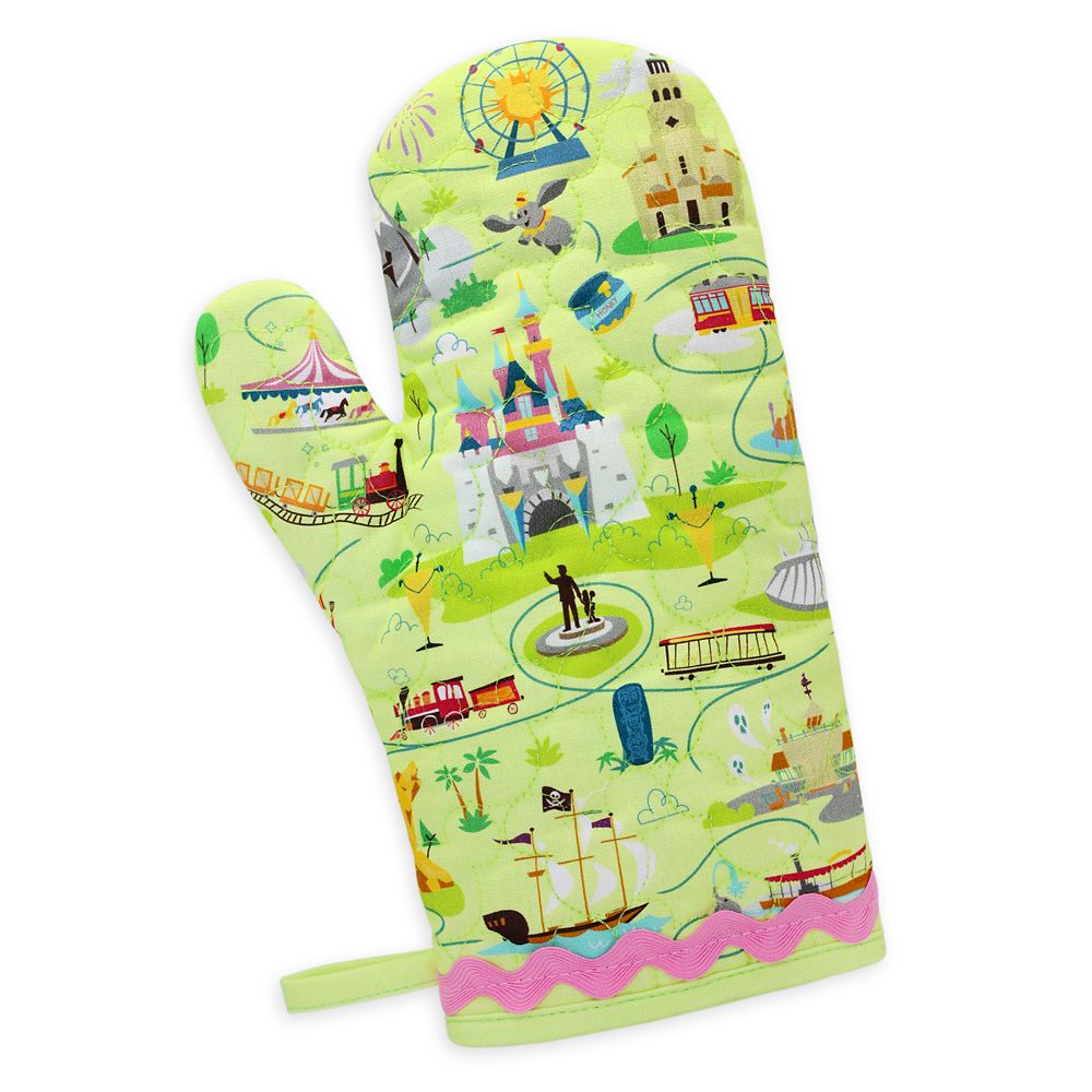 Disneyland Map Oven Mitt