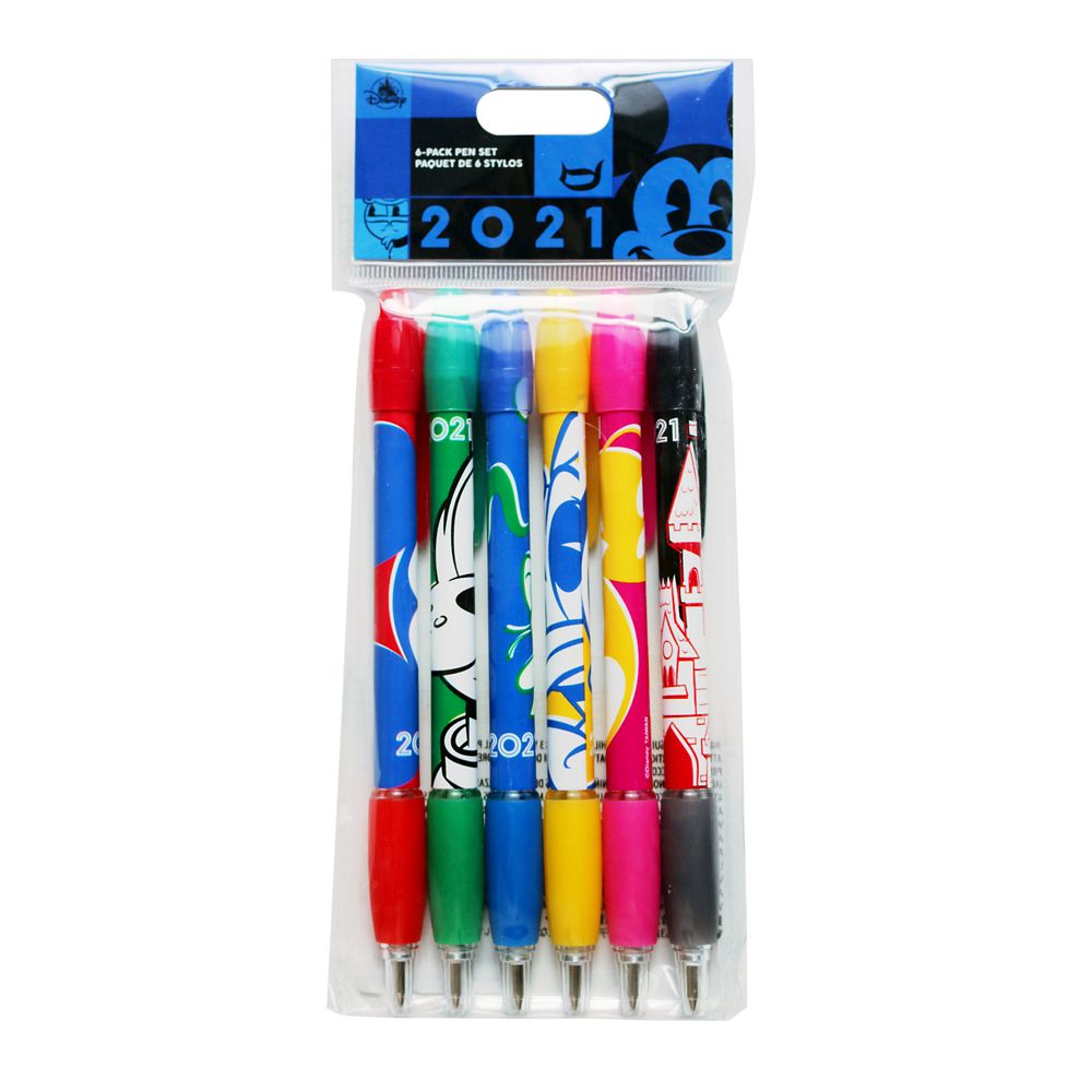 Mickey Mouse and Friends 2021 Pen Set – Walt Disney World