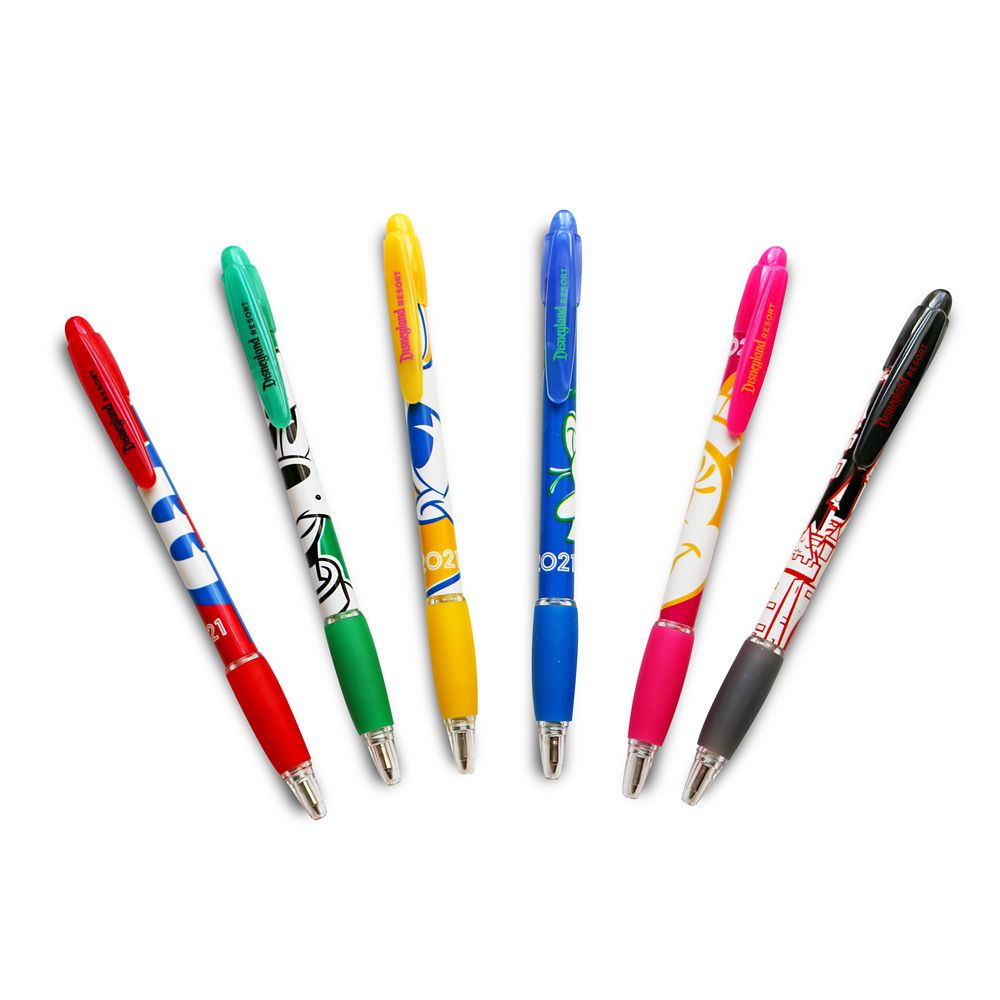Mickey Mouse and Friends 2021 Pen Set – Disneyland