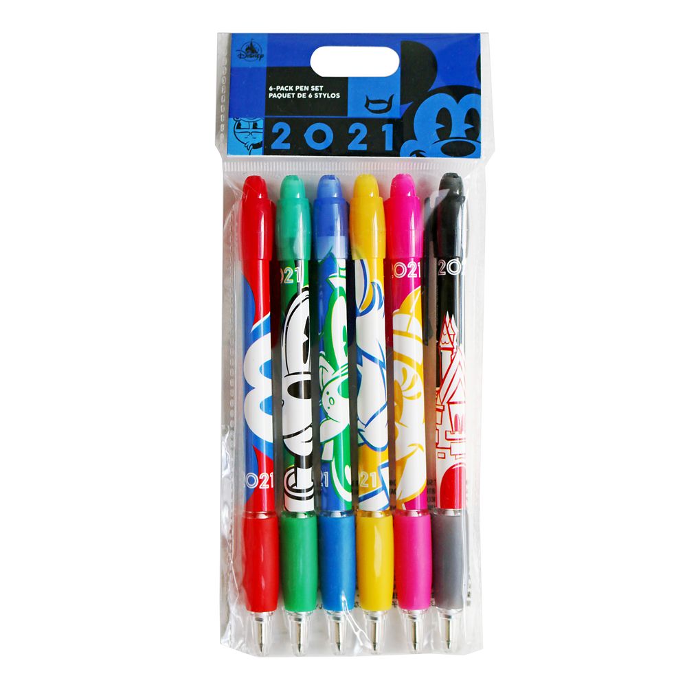 Mickey Mouse and Friends 2021 Pen Set – Disneyland