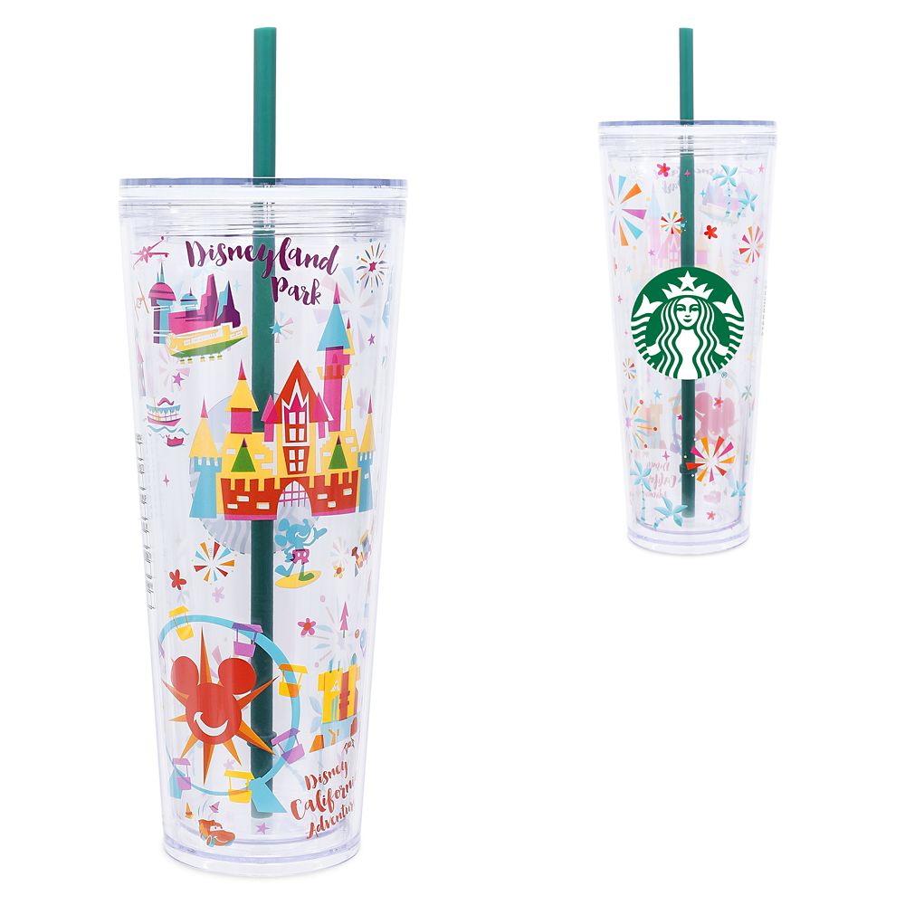 Disneyland Geometric Starbucks® Tumbler with Straw – Red