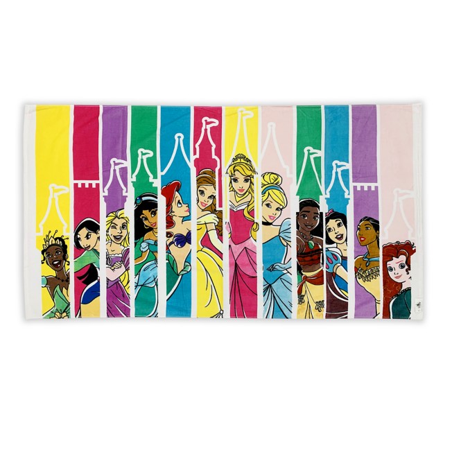 Disney Princesses Beach Towel or Bath Poncho 60 x 120 cm