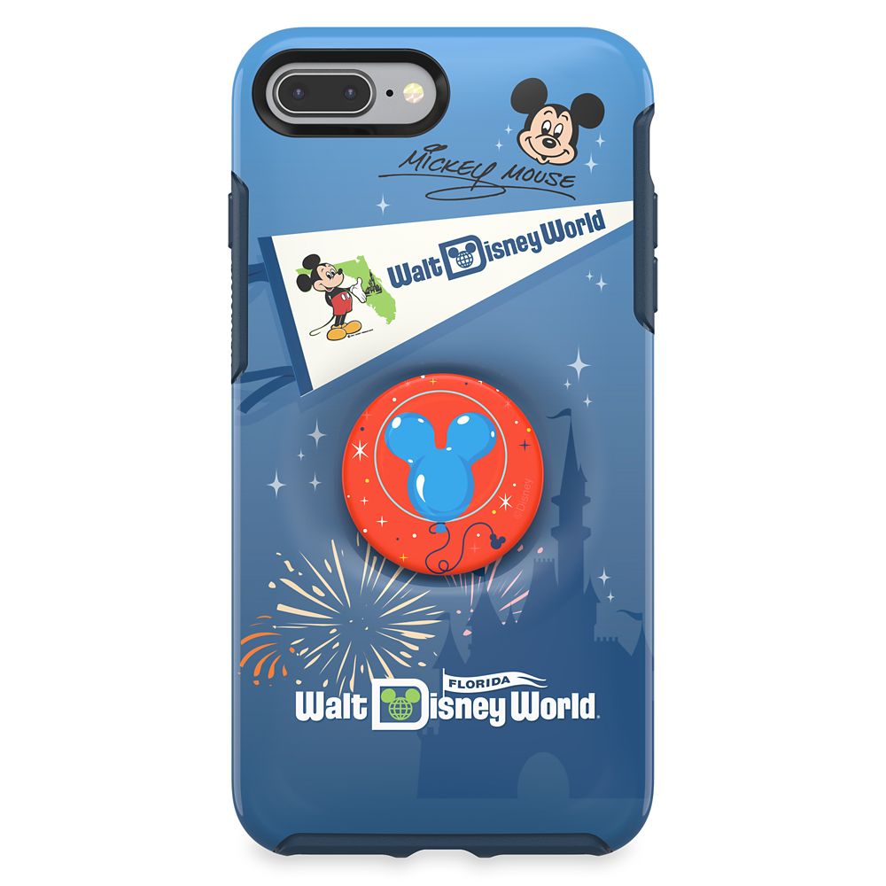 Mickey Mouse iPhone 8+/7+ Case by Otterbox with PopSockets PopGrip – Walt Disney World available online