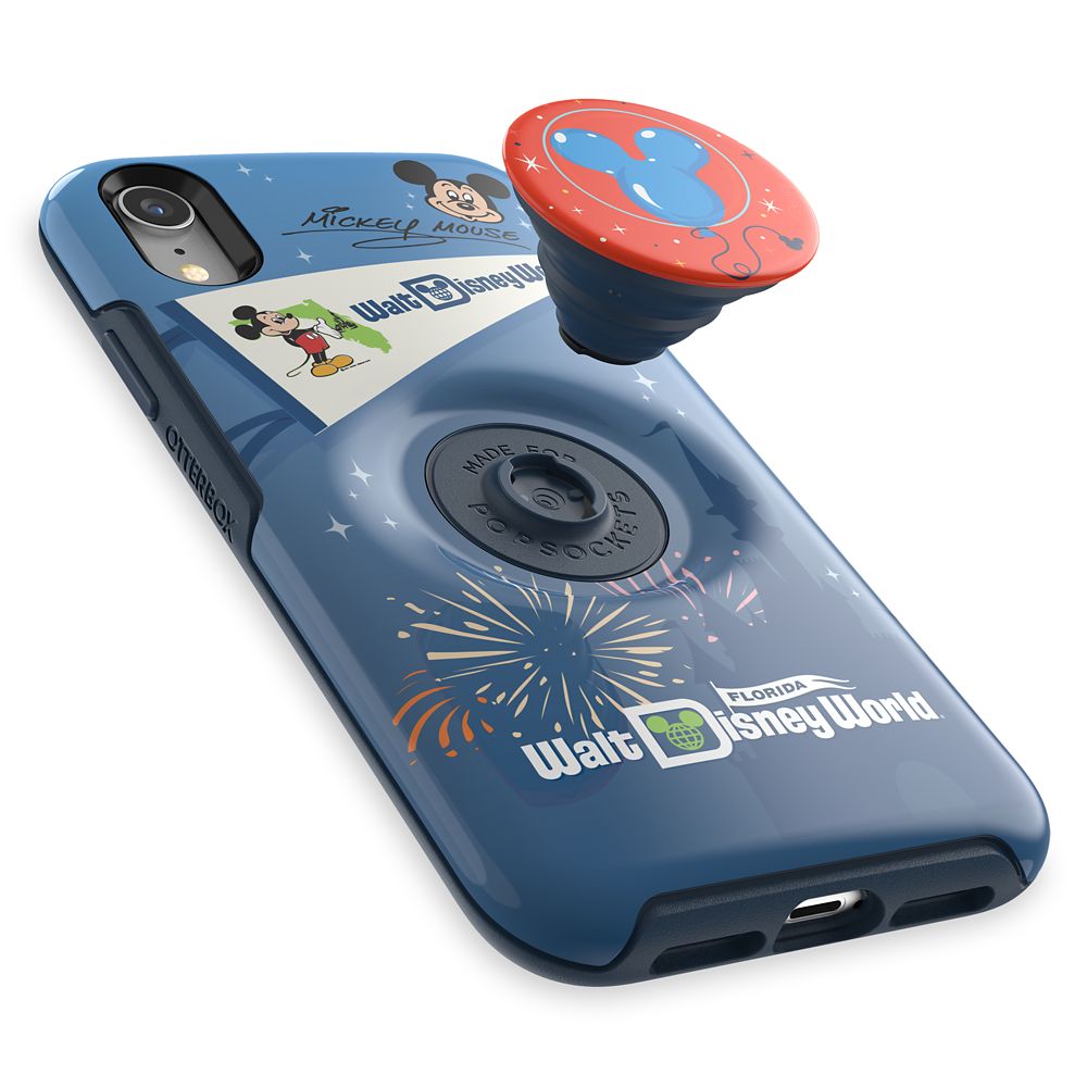 Mickey Mouse iPhone XR/11 Case by Otterbox with PopSockets PopGrip – Walt Disney World