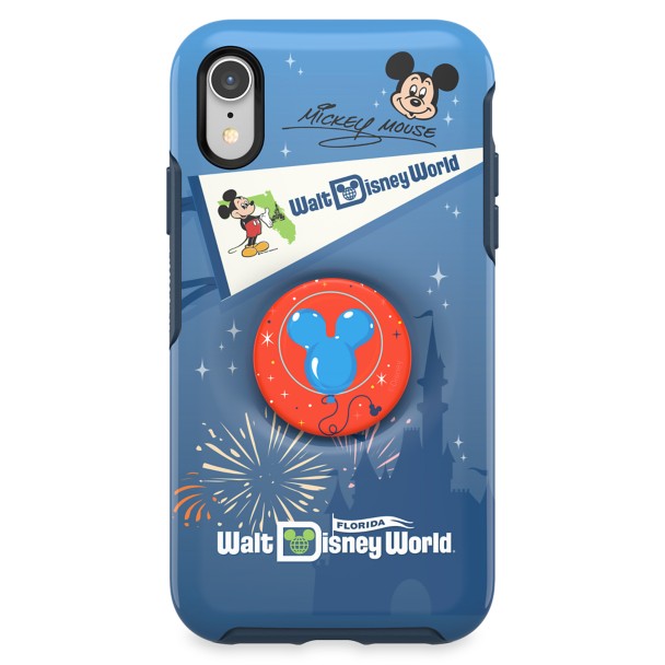 Mickey Mouse iPhone XR/11 Case by OtterBox with PopSockets PopGrip – Walt Disney World