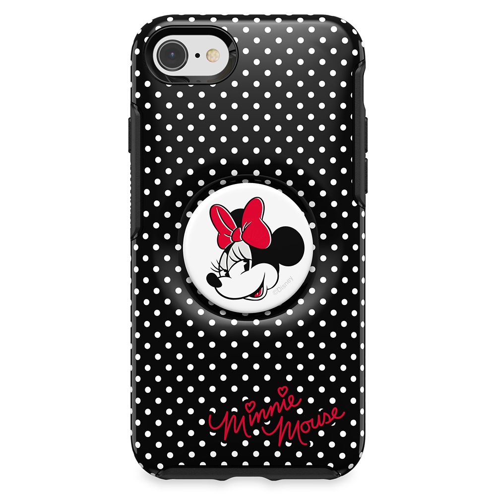 Minnie Mouse iPhone SE/8/7 Case by Otterbox with PopSockets PopGrip is available online