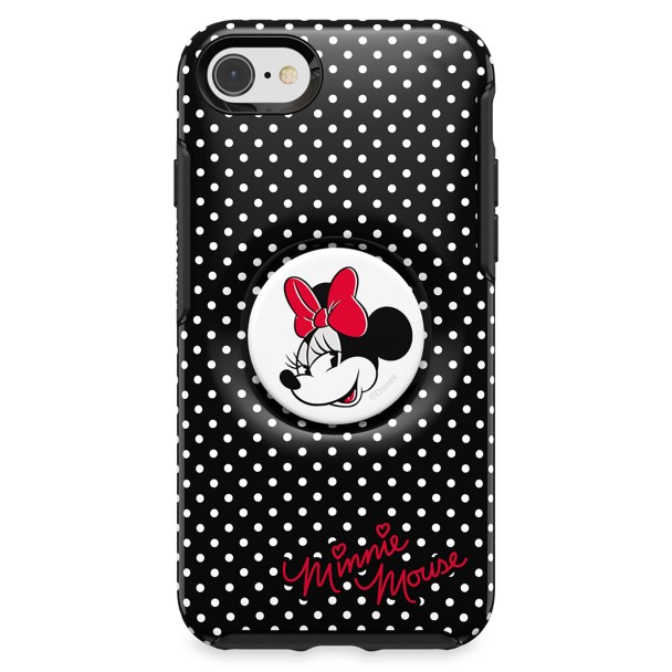 Minnie Mouse iPhone SE/8/7 Case by OtterBox with PopSockets PopGrip