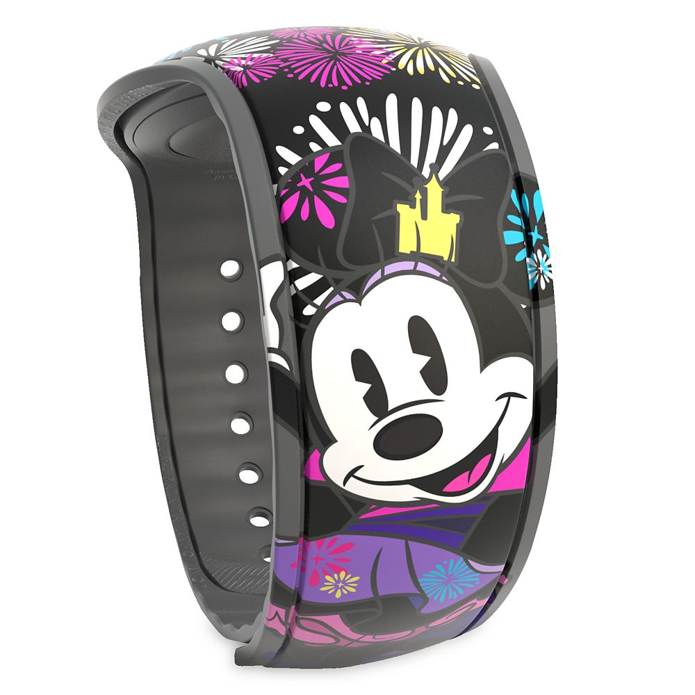 Minnie Mouse: The Main Attraction MagicBand 2 – Nighttime Fireworks & Castle Finale – Limited Release