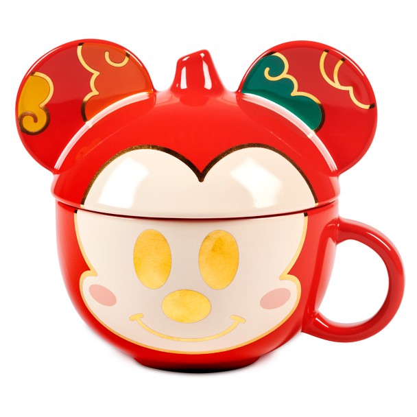 Mickey Mouse Figural Mug with Lid – Lunar New Year 2021