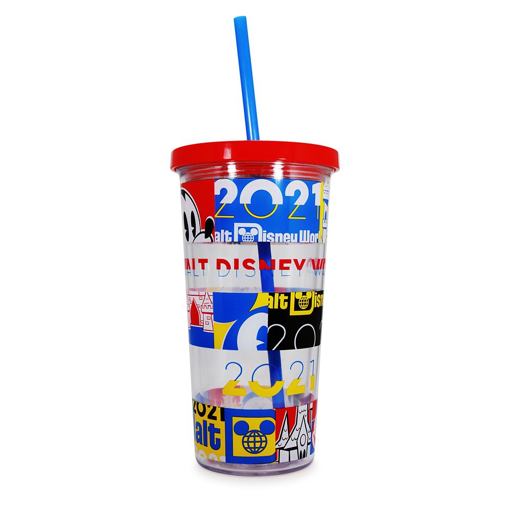 Mickey Mouse and Friends Tumbler with Straw – Walt Disney World 2021