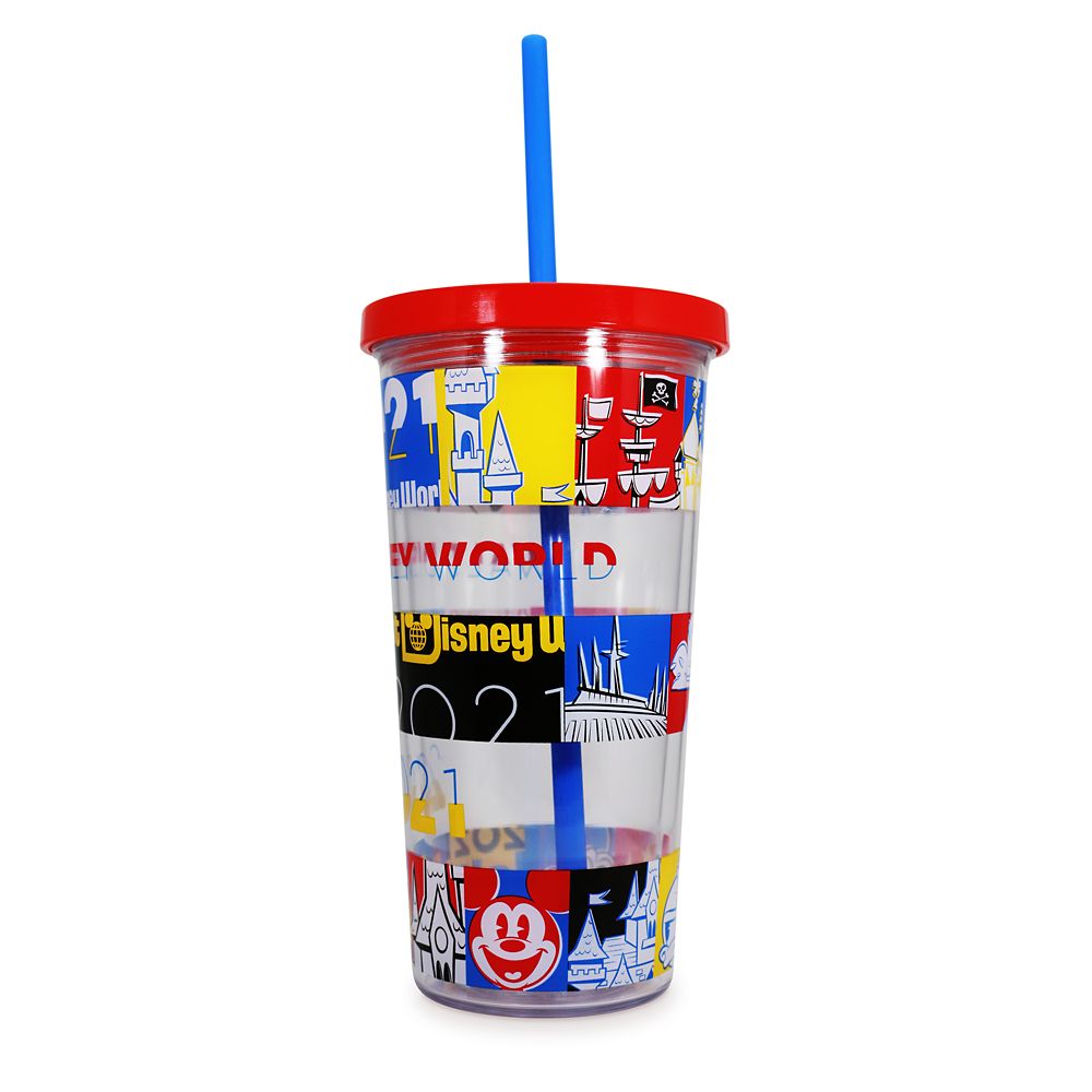 Mickey Mouse and Friends Tumbler with Straw – Walt Disney World 2021