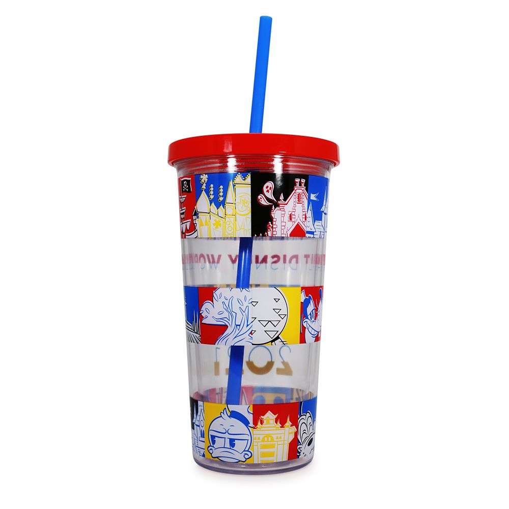 Mickey Mouse and Friends Tumbler with Straw – Walt Disney World 2021