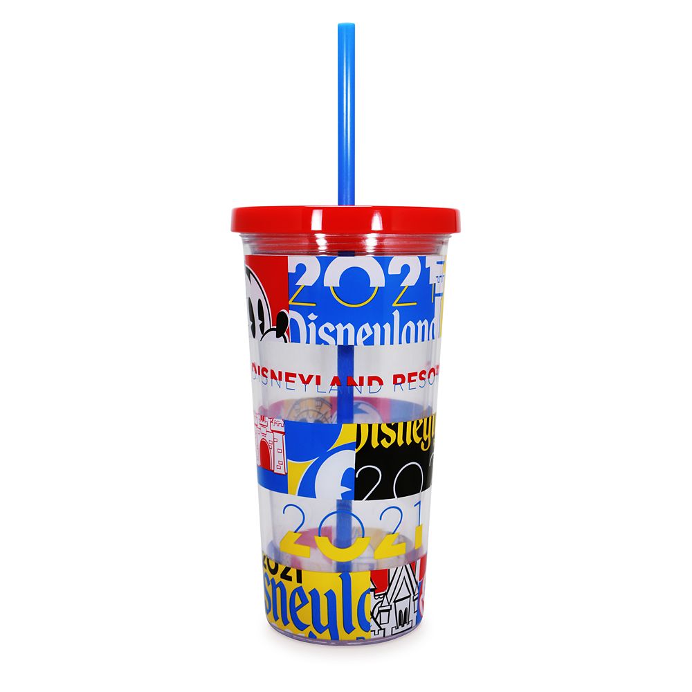 Mickey Mouse and Friends Tumbler with Straw – Disneyland 2021