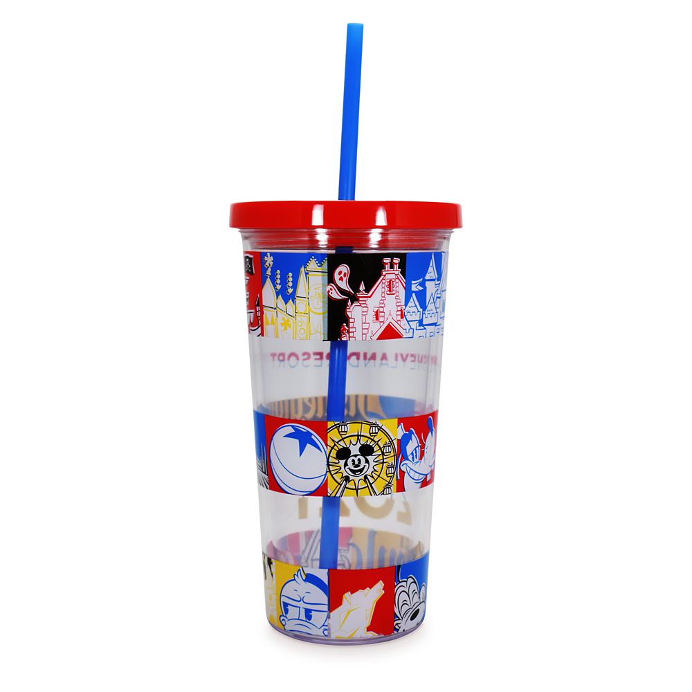Mickey Mouse and Friends Tumbler with Straw – Disneyland 2021