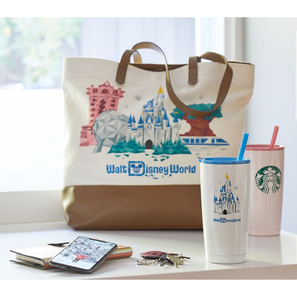 Walt Disney World Starbucks Stainless Steel Tumbler with Straw