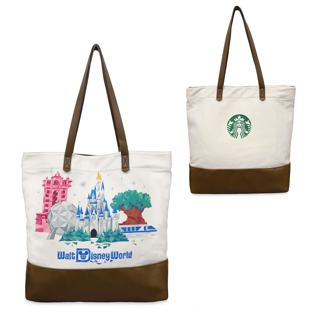 Walt Disney World Starbucks Canvas Tote