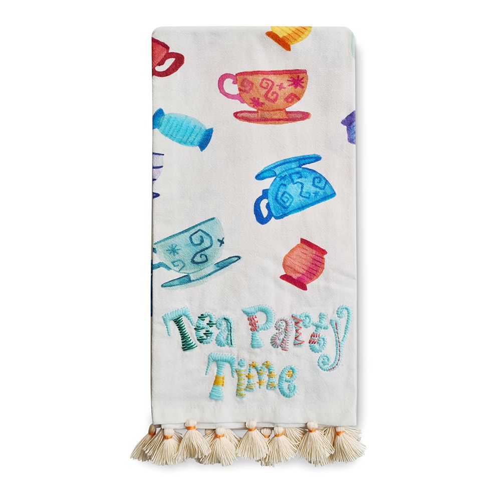 Mad Tea Party Tea Cups Kitchen Towel is here now