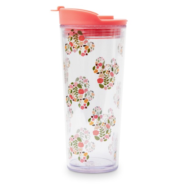 Mickey Mouse Floral Icon Travel Tumbler