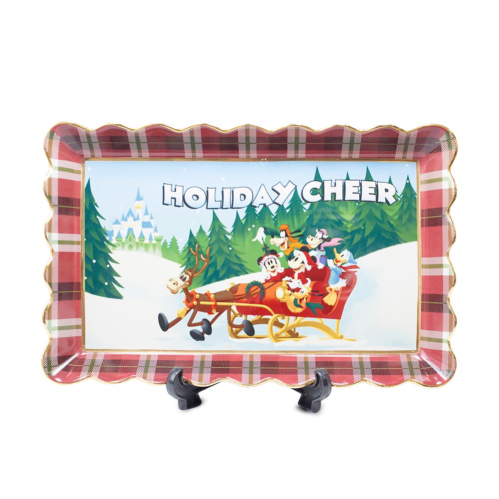 Mickey Mouse and Friends Holiday Serving Tray
