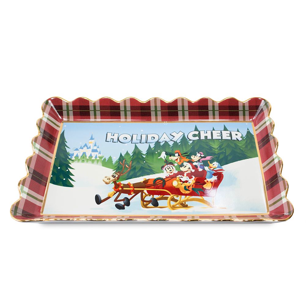 Mickey Mouse and Friends Holiday Serving Tray