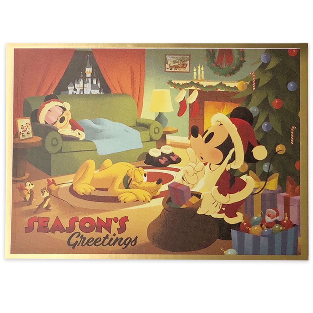 Mickey Mouse and Friends Vintage Holiday Greeting Cards