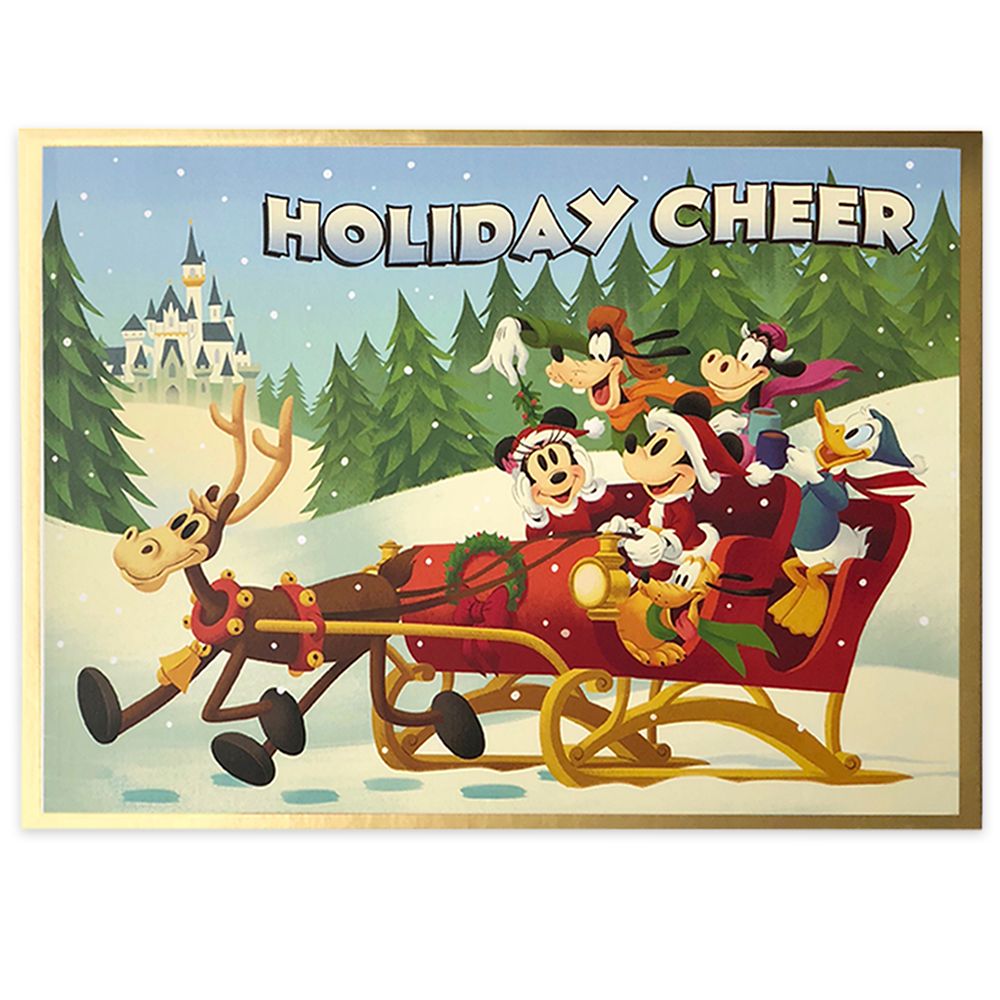 Mickey Mouse and Friends Vintage Holiday Greeting Cards