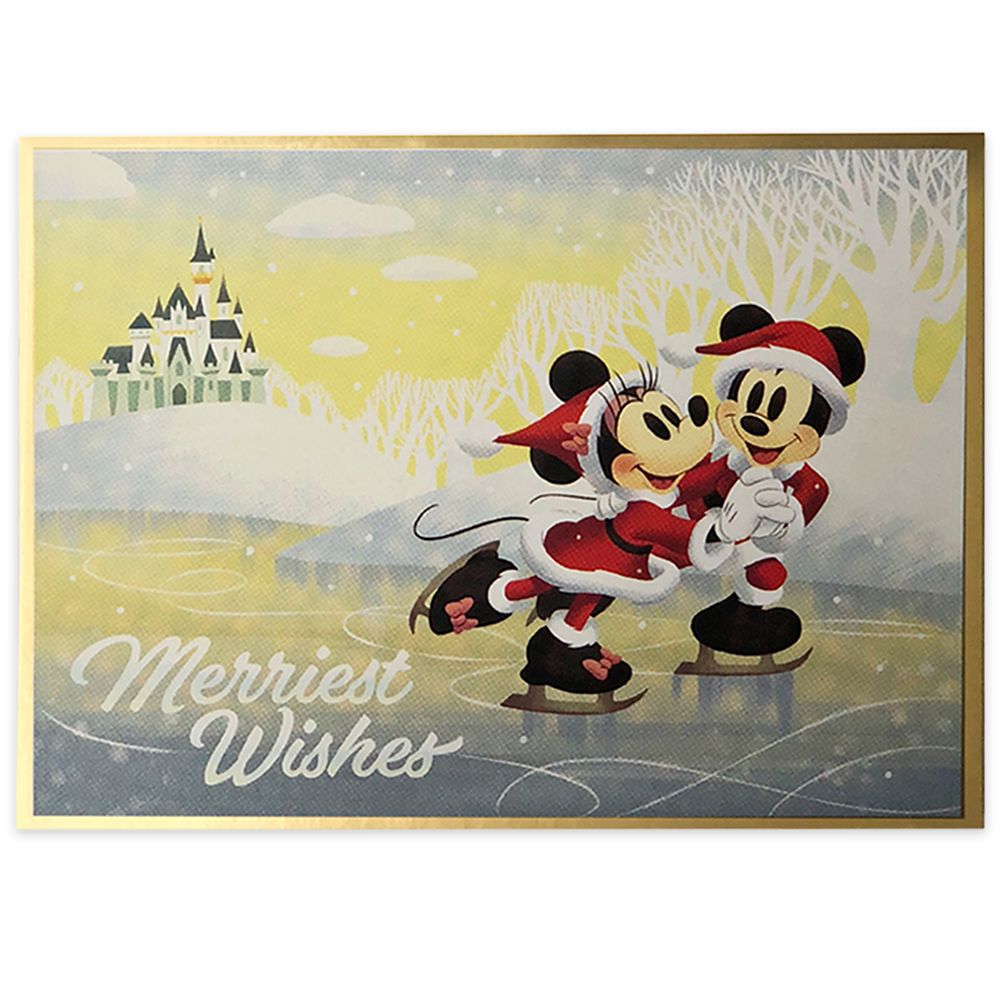 Mickey Mouse and Friends Vintage Holiday Greeting Cards