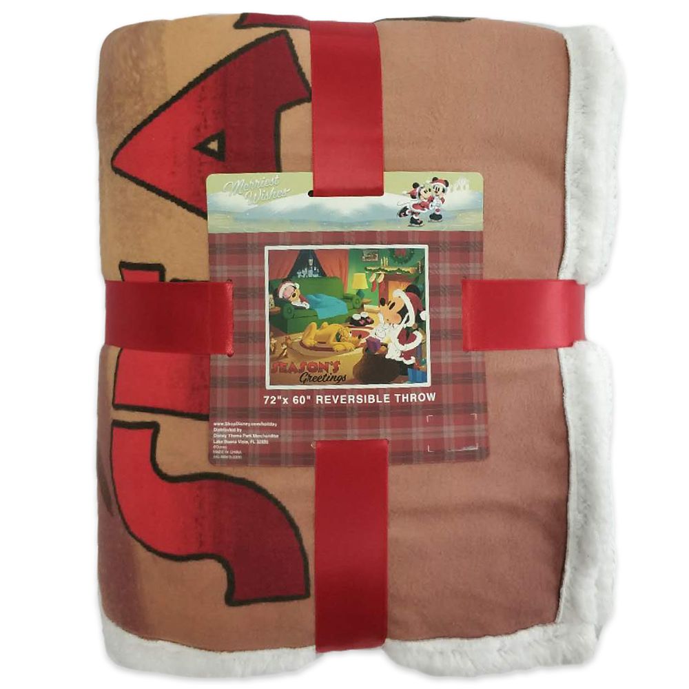 Mickey Mouse and Friends Holiday Throw