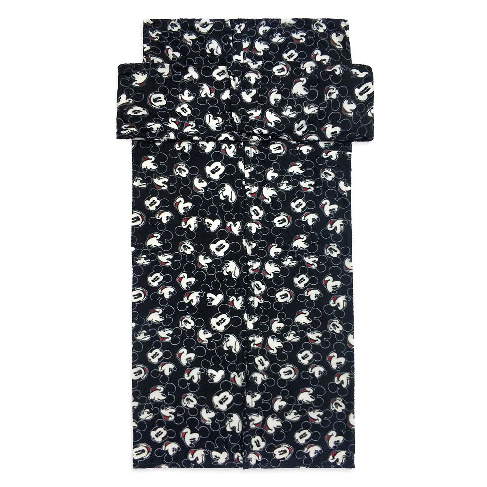 Mickey and Minnie Mouse Fleece Throw with Sleeves