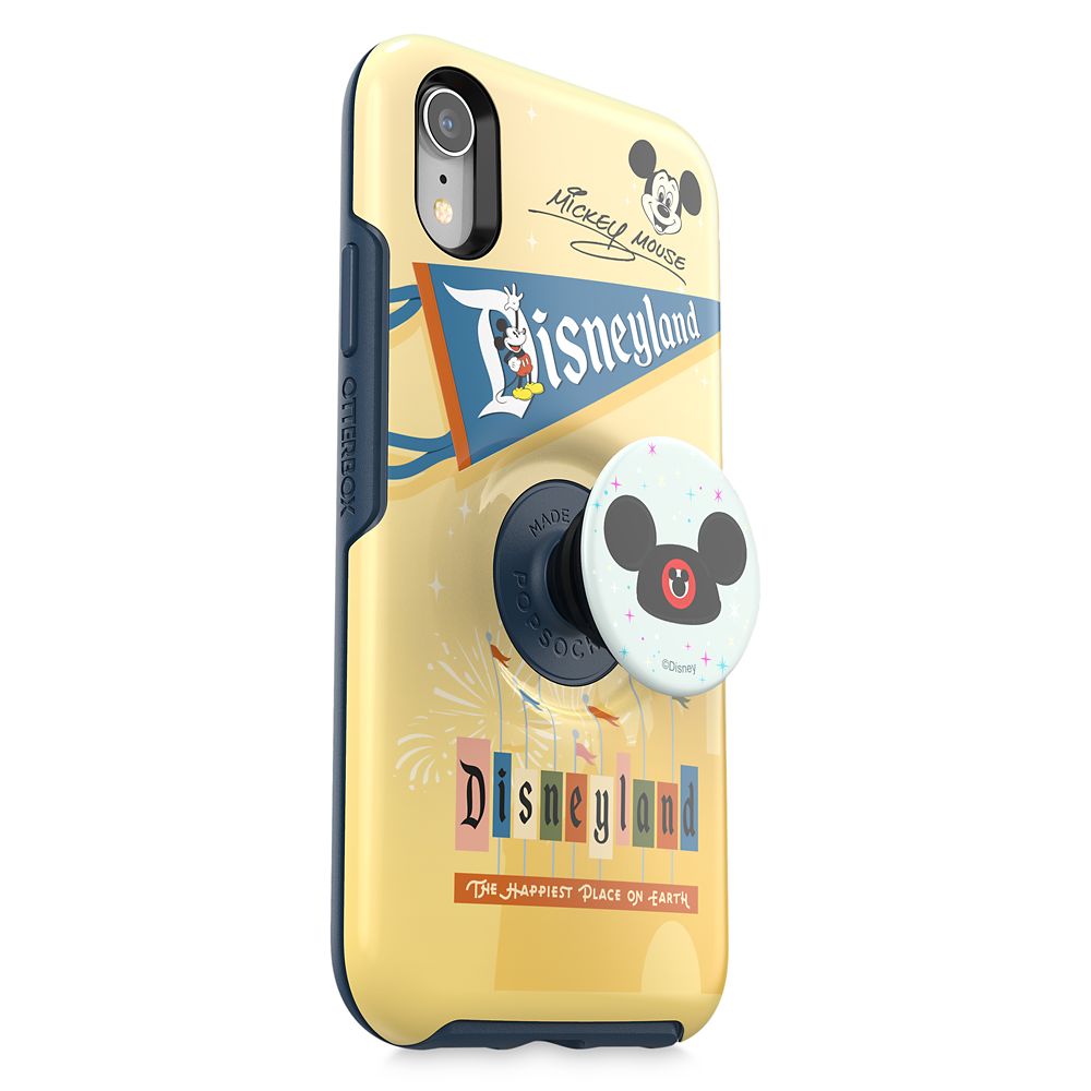 Mickey Mouse iPhone XR Case by Otterbox with Ear Hat PopSockets PopGrip – Disneyland