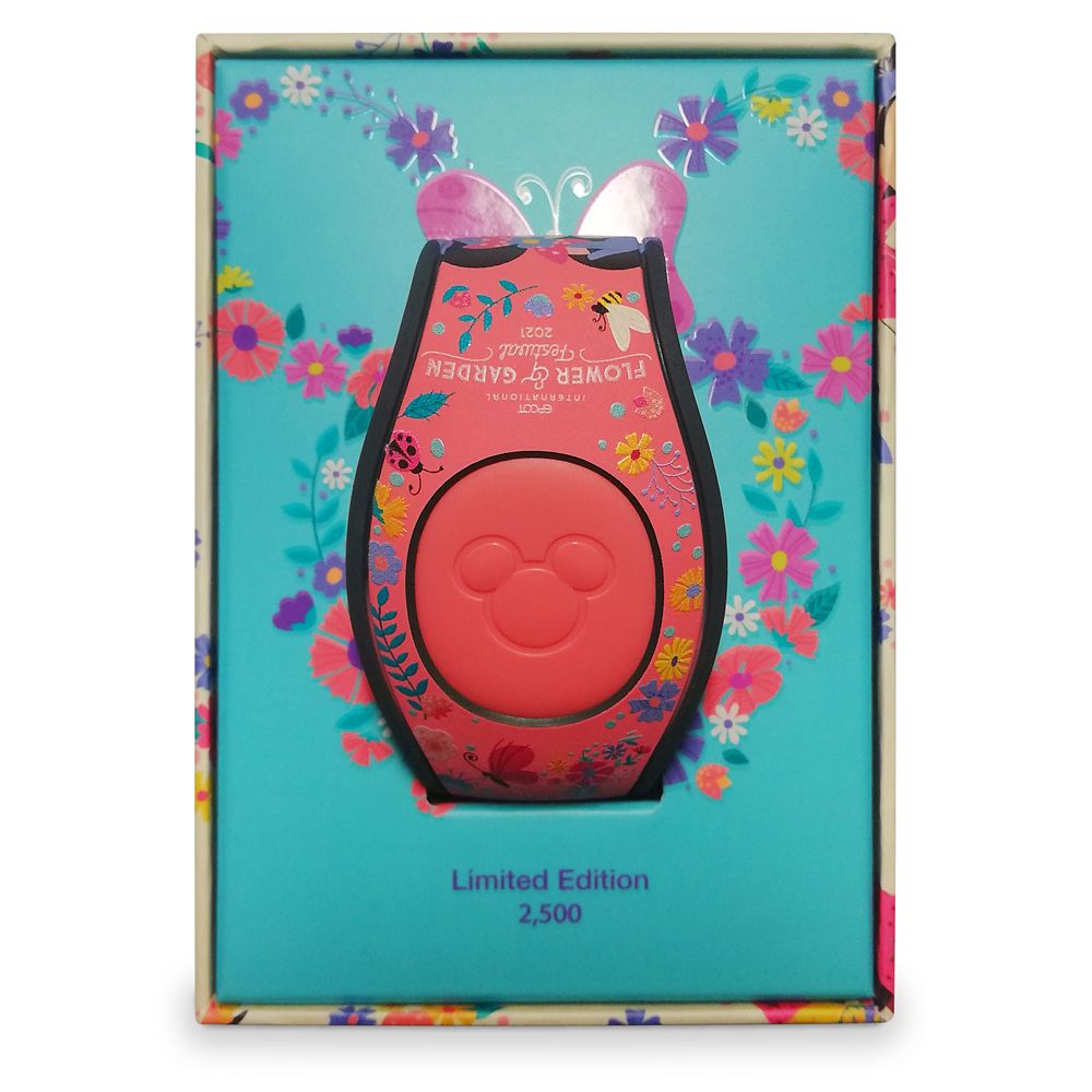 Minnie Mouse MagicBand 2 – Epcot International Flower & Garden Festival 2021 – Limited Edition