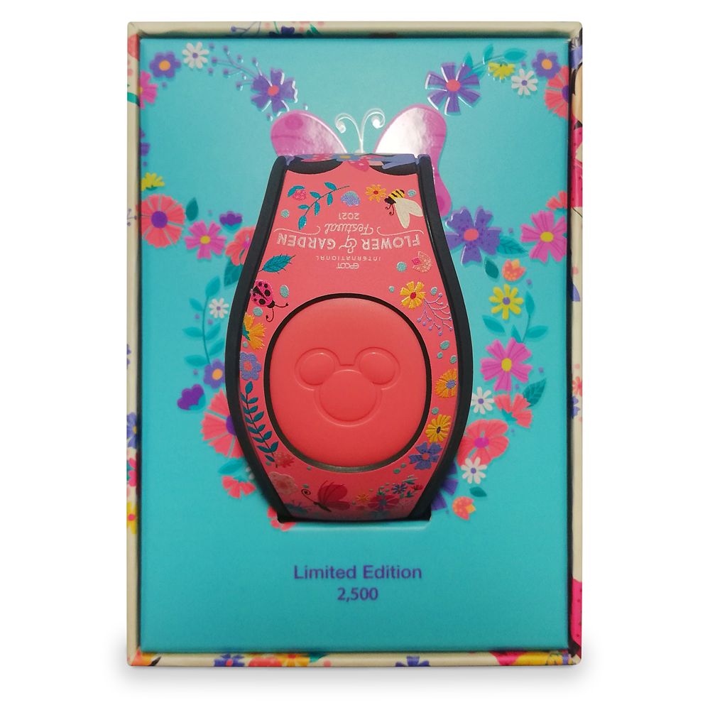 Minnie Mouse MagicBand 2 – Epcot International Flower & Garden Festival 2021 – Limited Edition