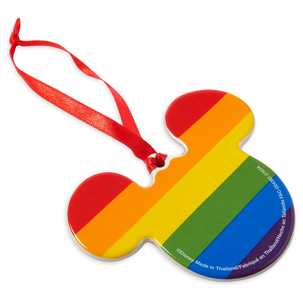 Mickey Mouse Icon Ornament – Rainbow Disney Collection