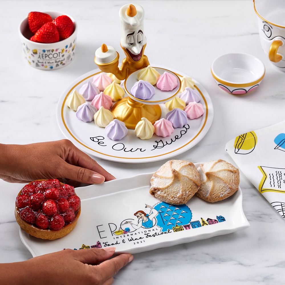 Lumiere Serving Tray – Beauty and the Beast – Epcot International Food & Wine Festival 2021