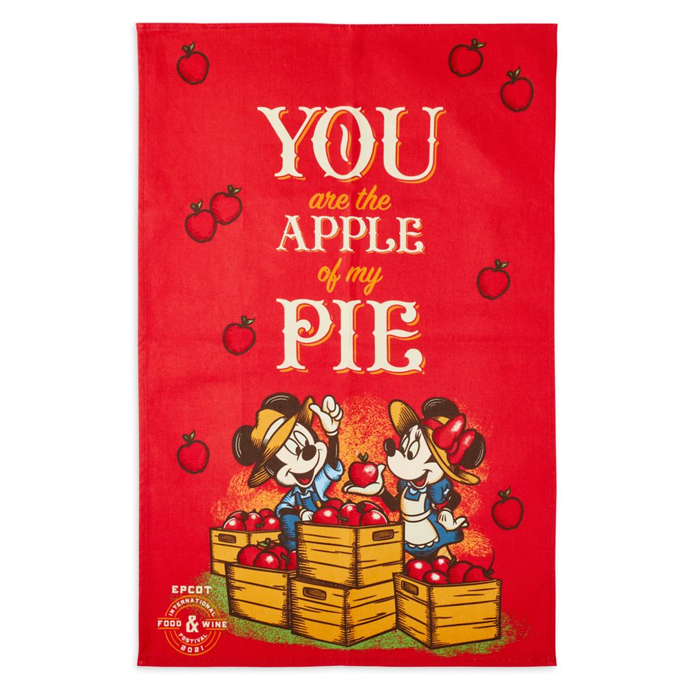 Mickey and Minnie Mouse Kitchen Towel Set – Epcot International Food & Wine Festival 2021