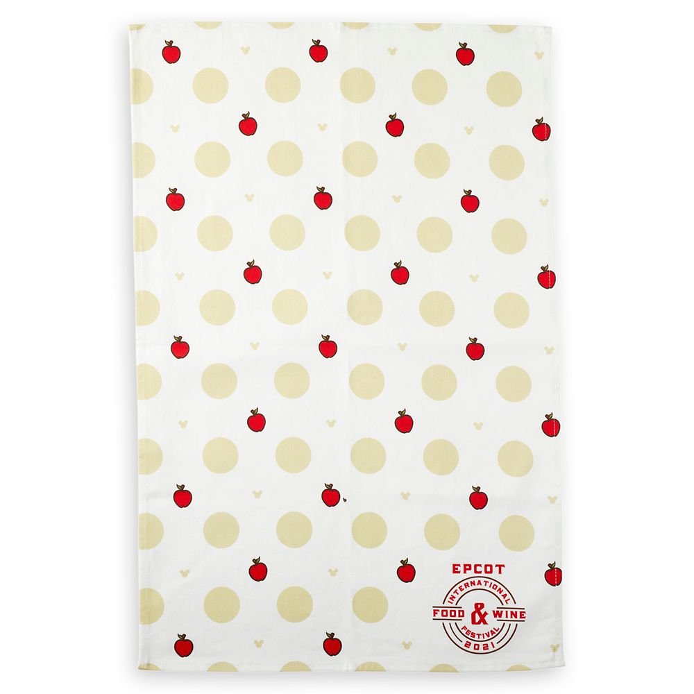 Mickey and Minnie Mouse Kitchen Towel Set – Epcot International Food & Wine Festival 2021