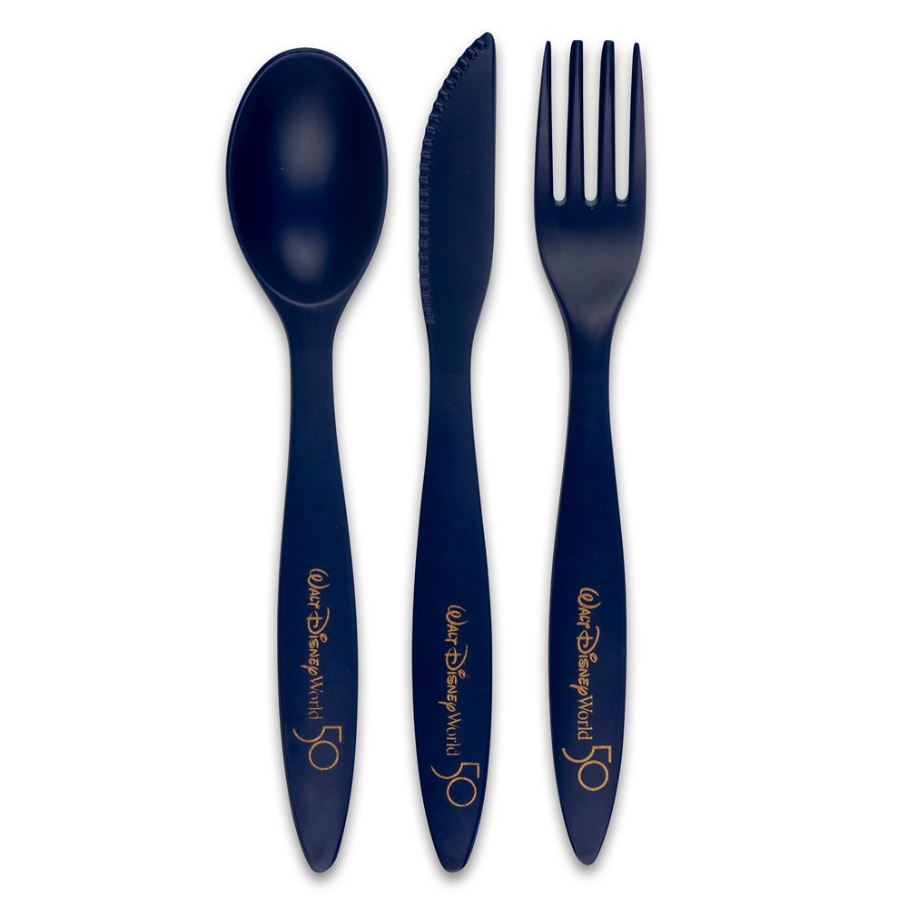 Walt Disney World 50th Anniversary Travel Cutlery Set